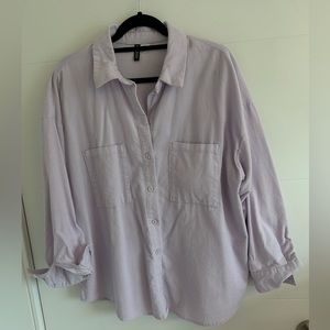 H&M Light Purple Button Down Shirt